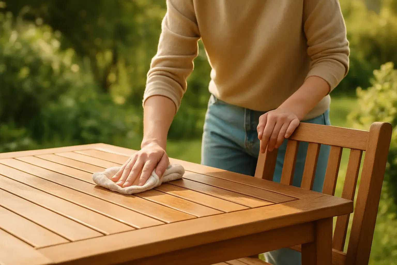 Garden furniture example