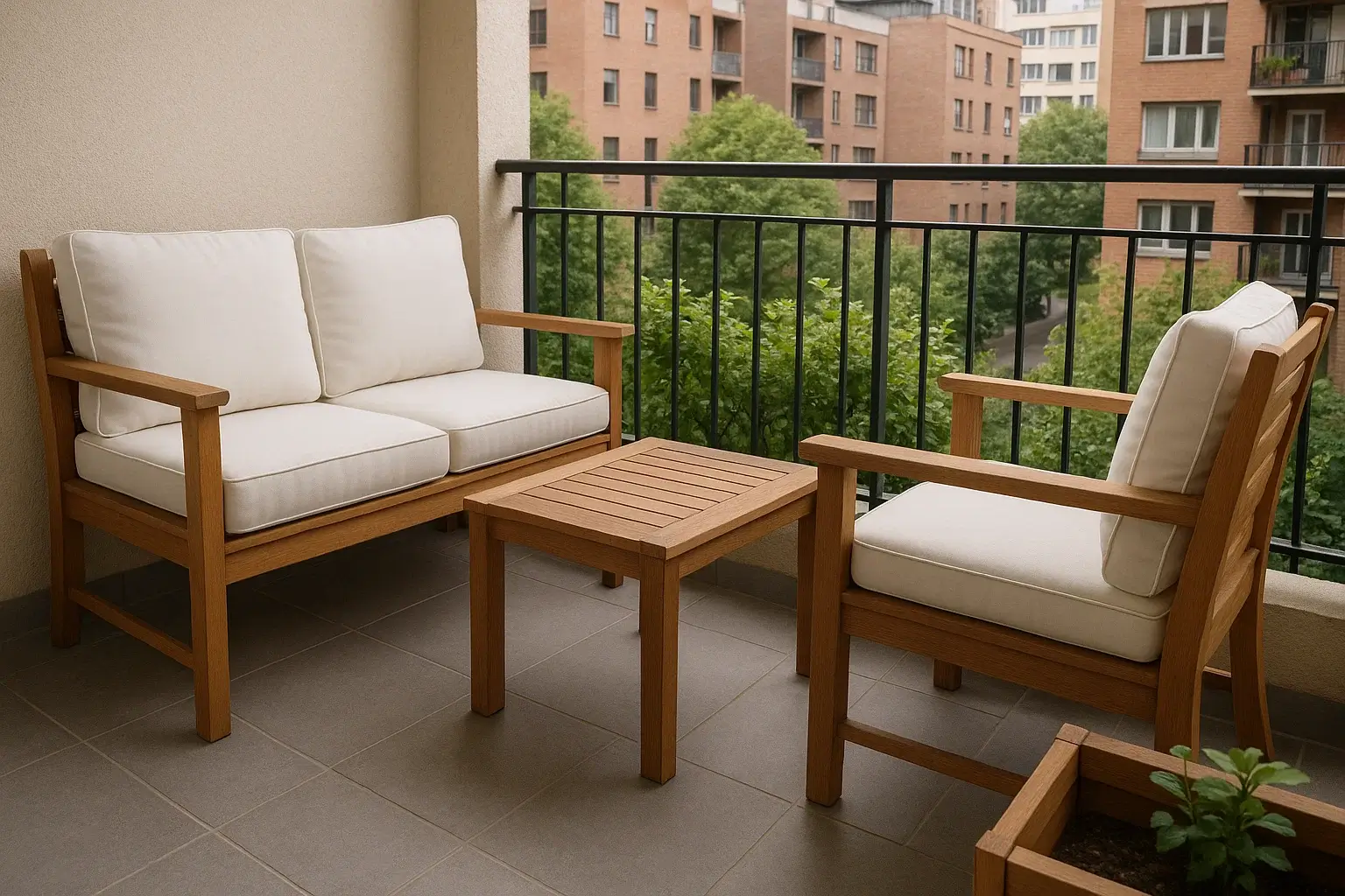 Foldable Balcony Set