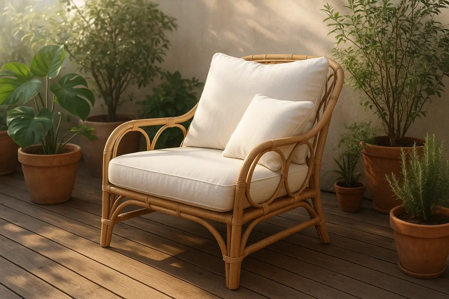 Rattan Lounge Chair